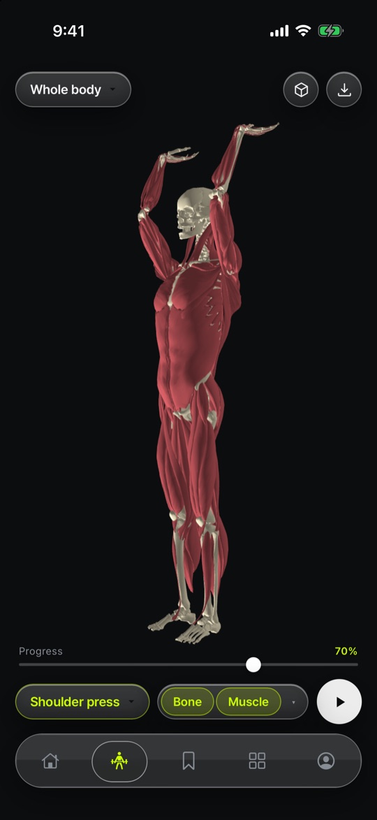 MUVO shoulder press 3D